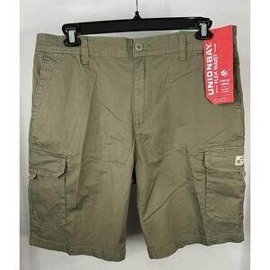 Union Bay Flex Waist Cargo Shorts Men’s Size 38x10.5 NWT Green